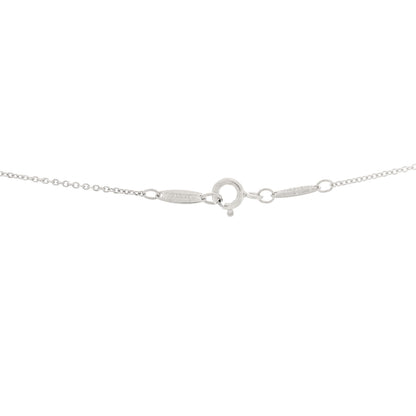 Tiffany Sterling Silver Diamond Tanzanite Elsa Peretti Color By The Yard Sprinkle Necklace 4 of 5