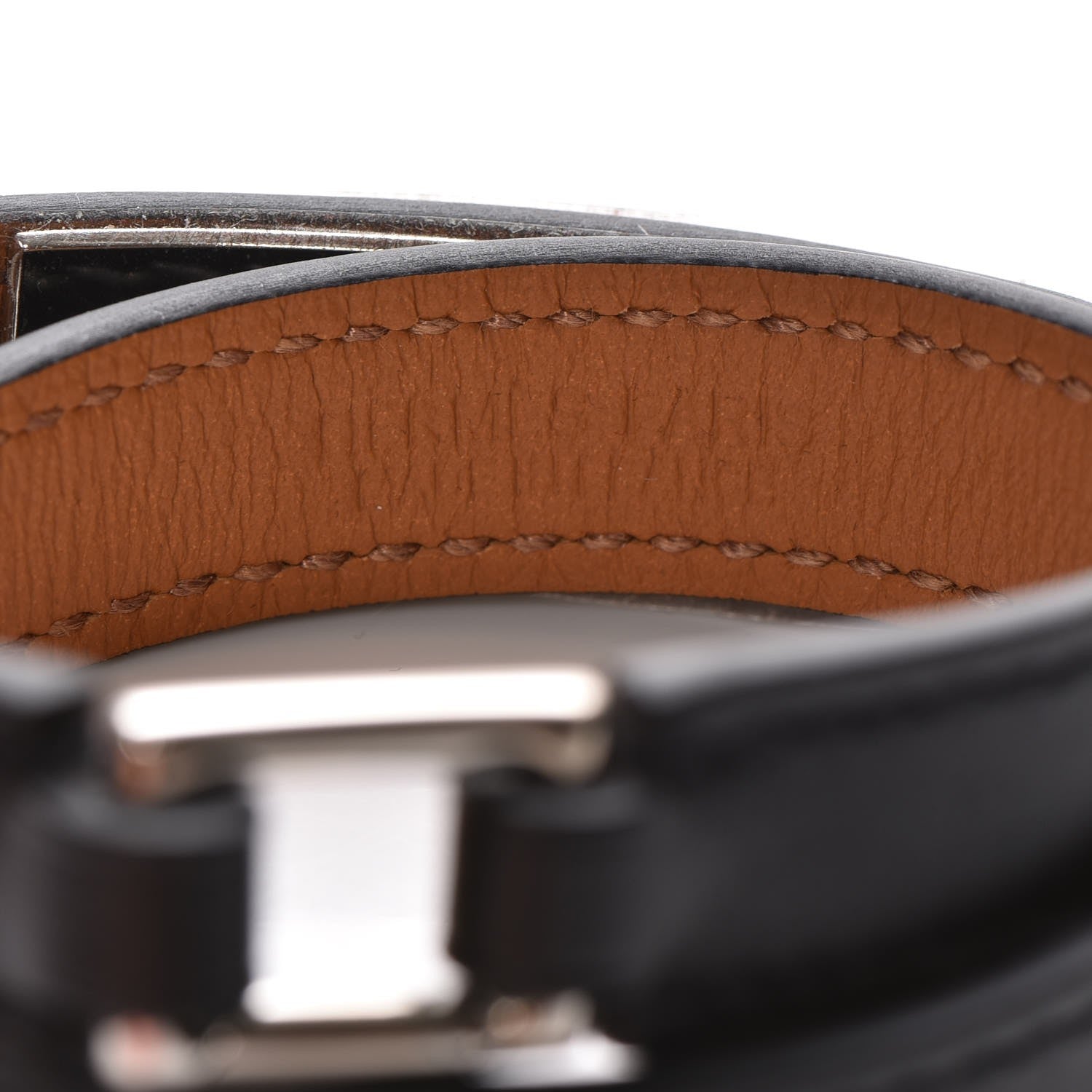 Hermes Chamonix Rivale Double Tour Bracelet XS Black 6 of 8