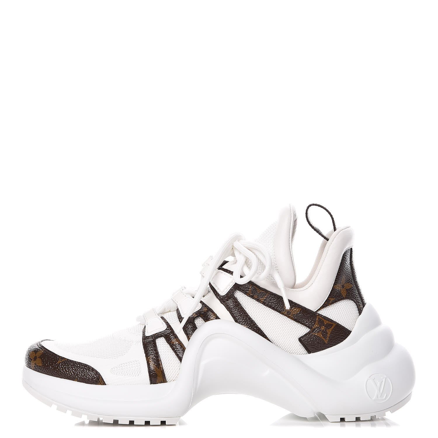 Louis Vuitton Patent Monogram LV Archlight Sneakers 39 White 1 of 9