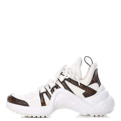 Louis Vuitton Patent Monogram LV Archlight Sneakers 39 White 1 of 9