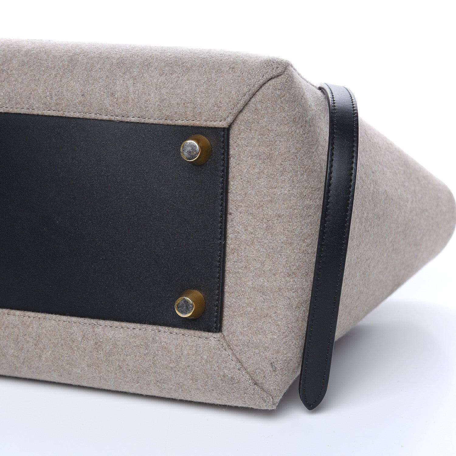 Celine Felt Smooth Calfskin Mini Belt Bag Beige 9 of 18