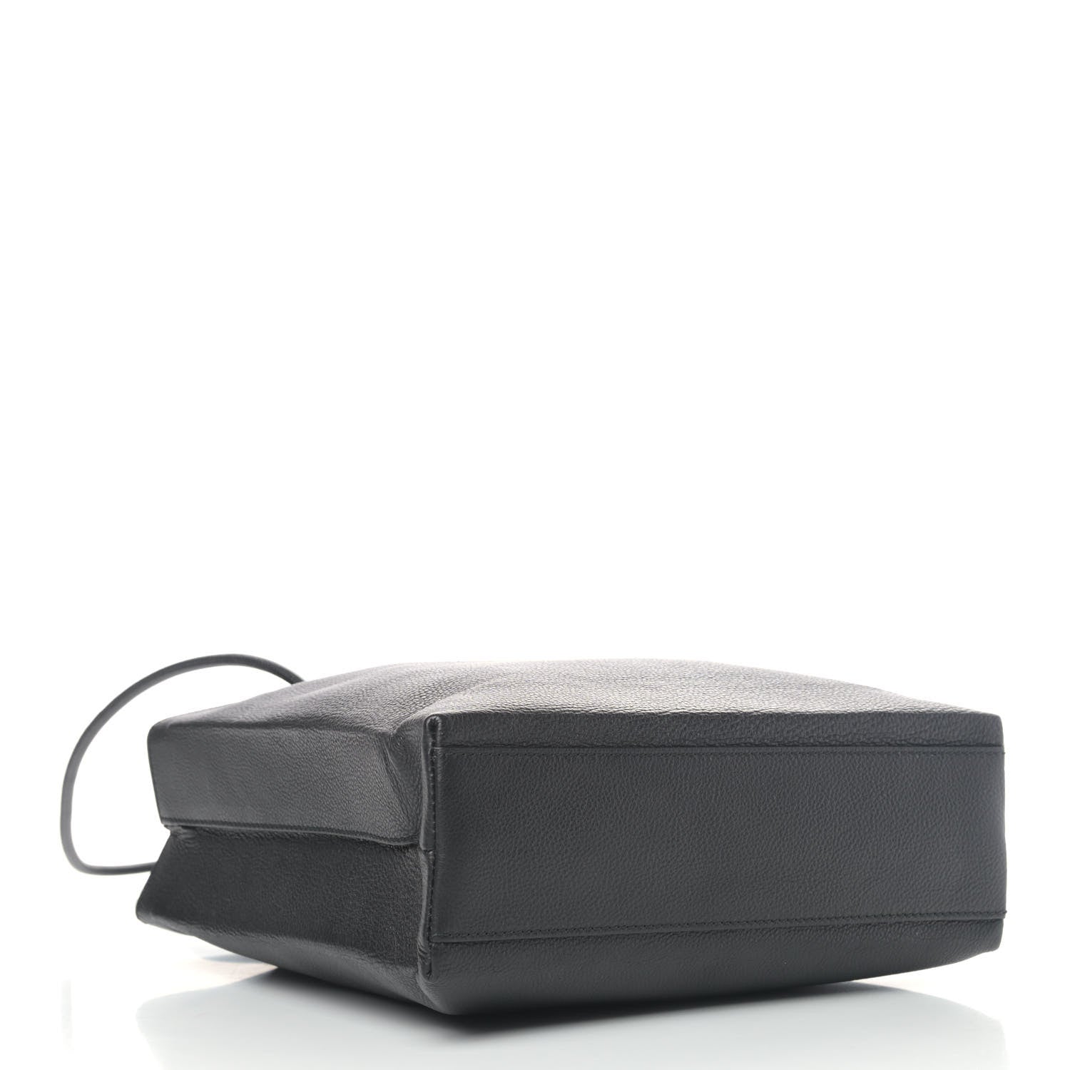 Balenciaga Calfskin Logo Small Shopping Black 3 of 4