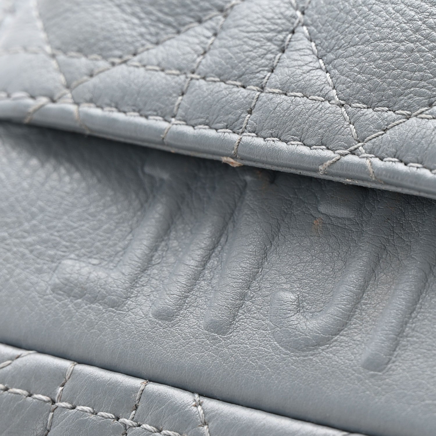 Christian Dior Calfskin Cannage Small Caro Bag Grey 15 of 16