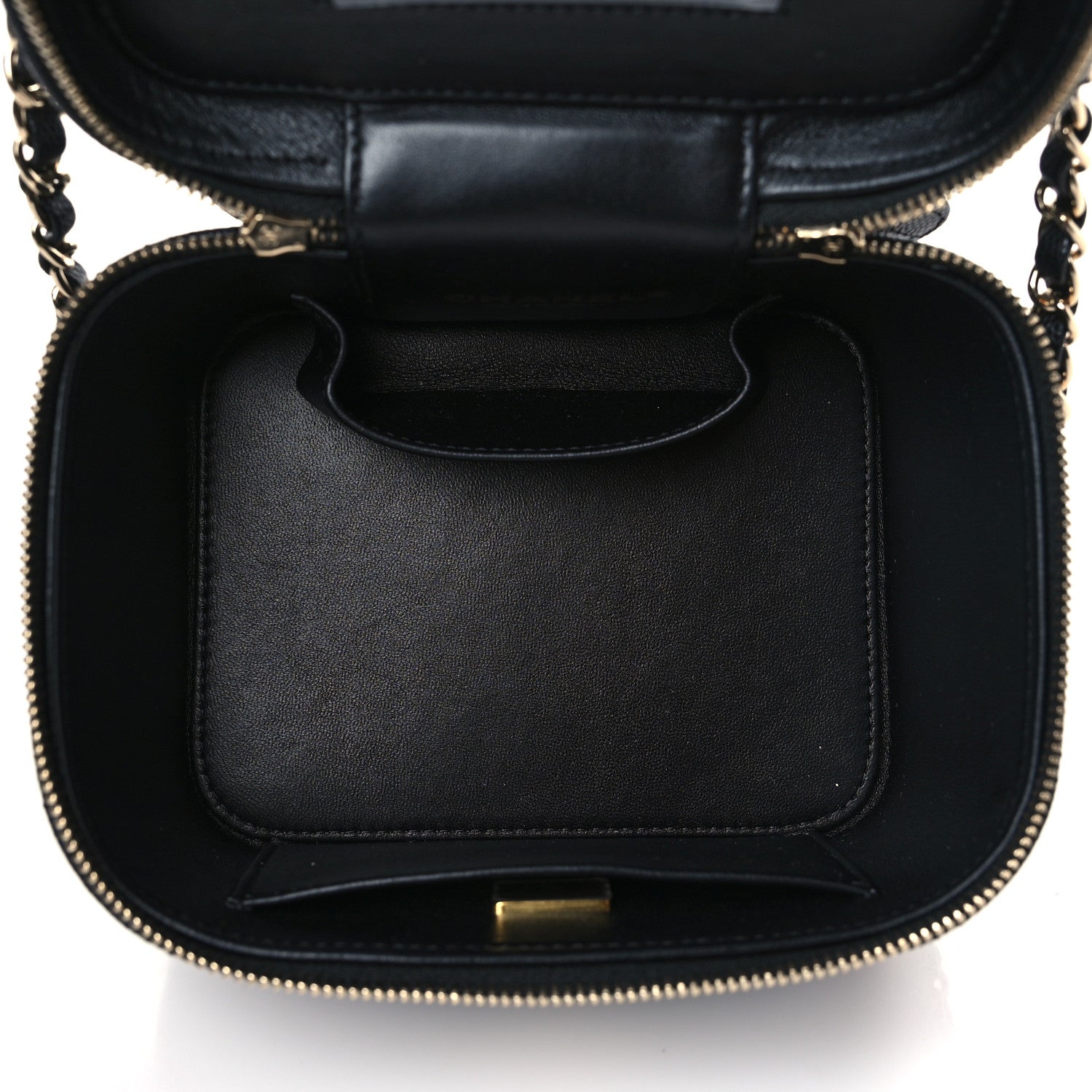 Chanel Caviar Quilted Small CC Vanity Case Black 5 of 10