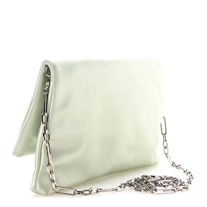 Jimmy Choo Satin Crystal Titania Clutch Green 3 of 10