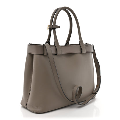Prada Soft Grain Calfskin Vtello Large Double Belt Tote Argilla 3 of 10