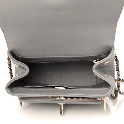 Chanel Caviar Quilted Small Business Affinity Flap Grey 5 of 12