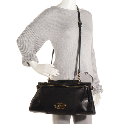 Mulberry Smooth Leather Taylor Satchel Black 2 of 11
