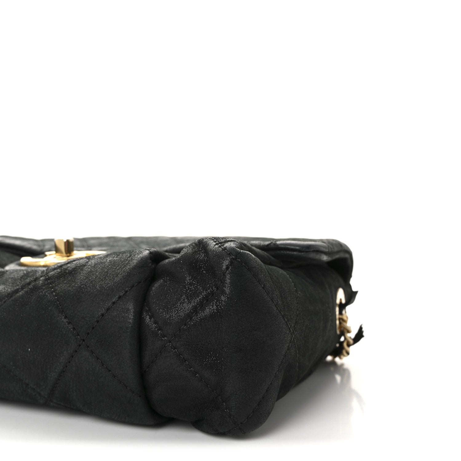 Chanel Iridescent Calfskin Quilted Small Chic Quilt Flap Black 10 of 11