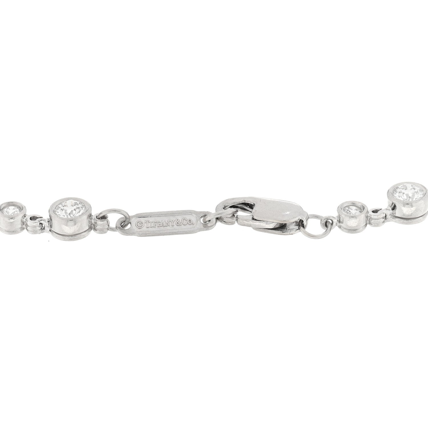 Tiffany Platinum Diamond 1.35ctw Swing Bracelet 3 of 3