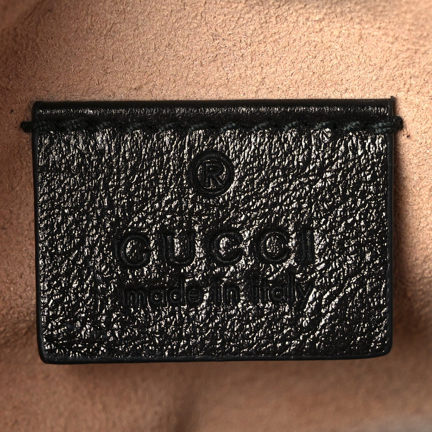 Gucci Azalea Calfskin Matelasse Heart Mini GG Marmont Round Shoulder Bag Black 5 of 8