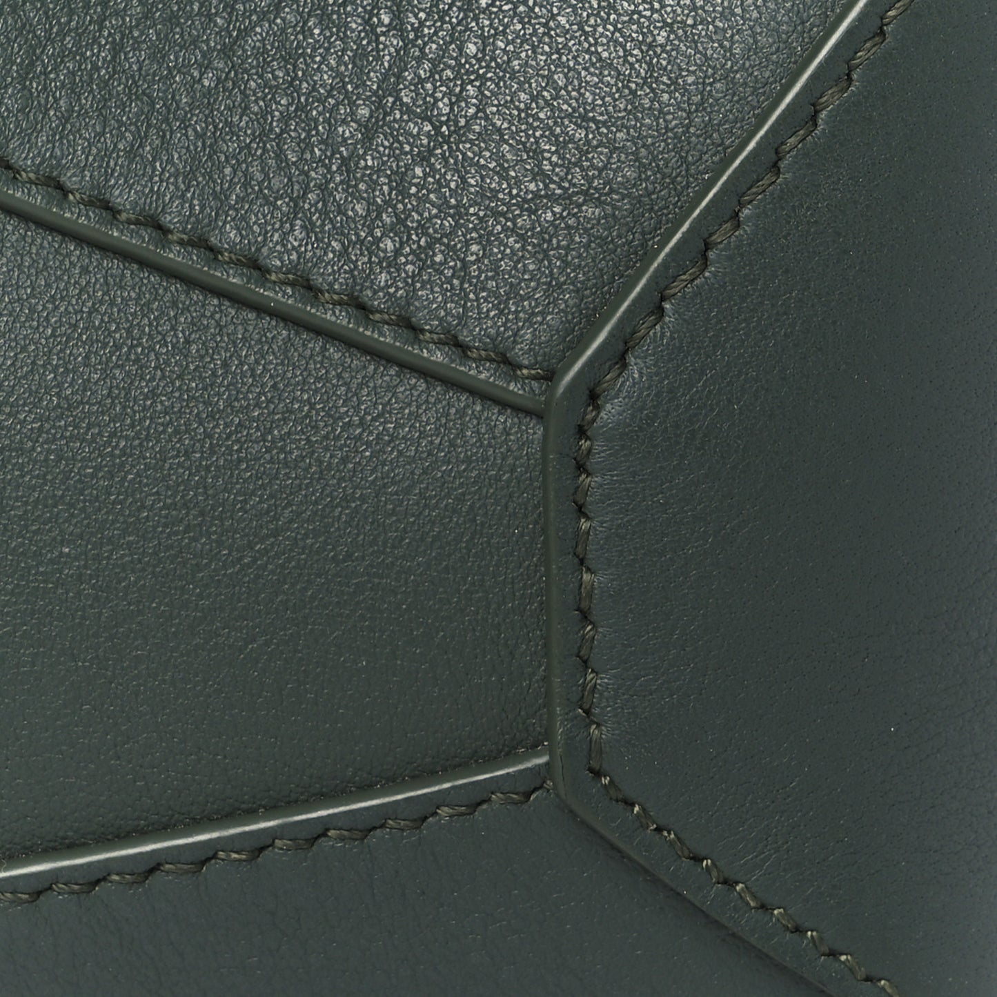 Calfskin Mini Puzzle Edge Bag Vintage Khaki