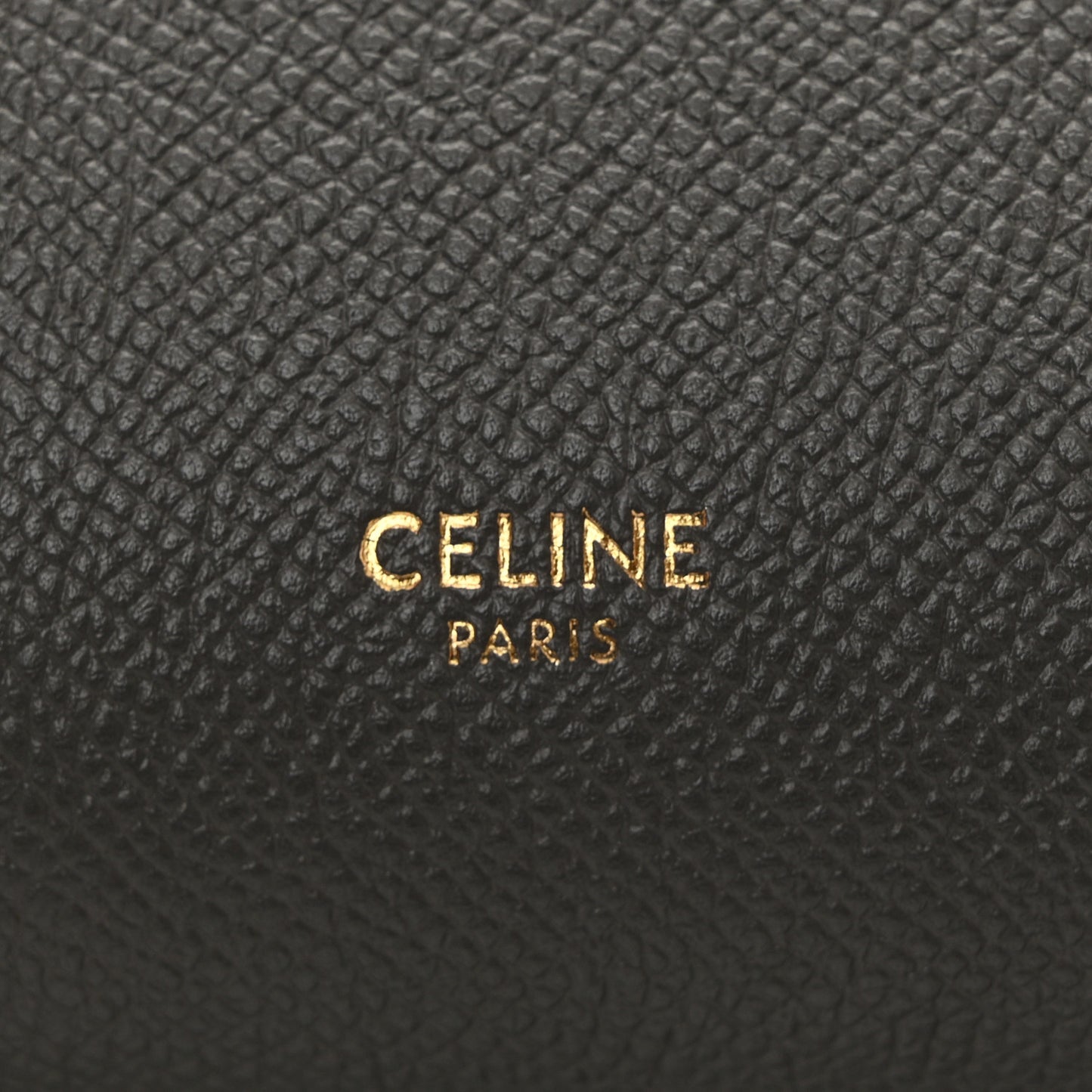 Grained Calfskin Mini Belt Bag Grey