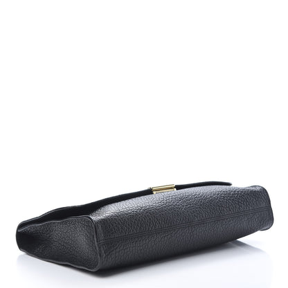 Burberry Grainy Calfskin Sonnet Clutch Black 4 of 8