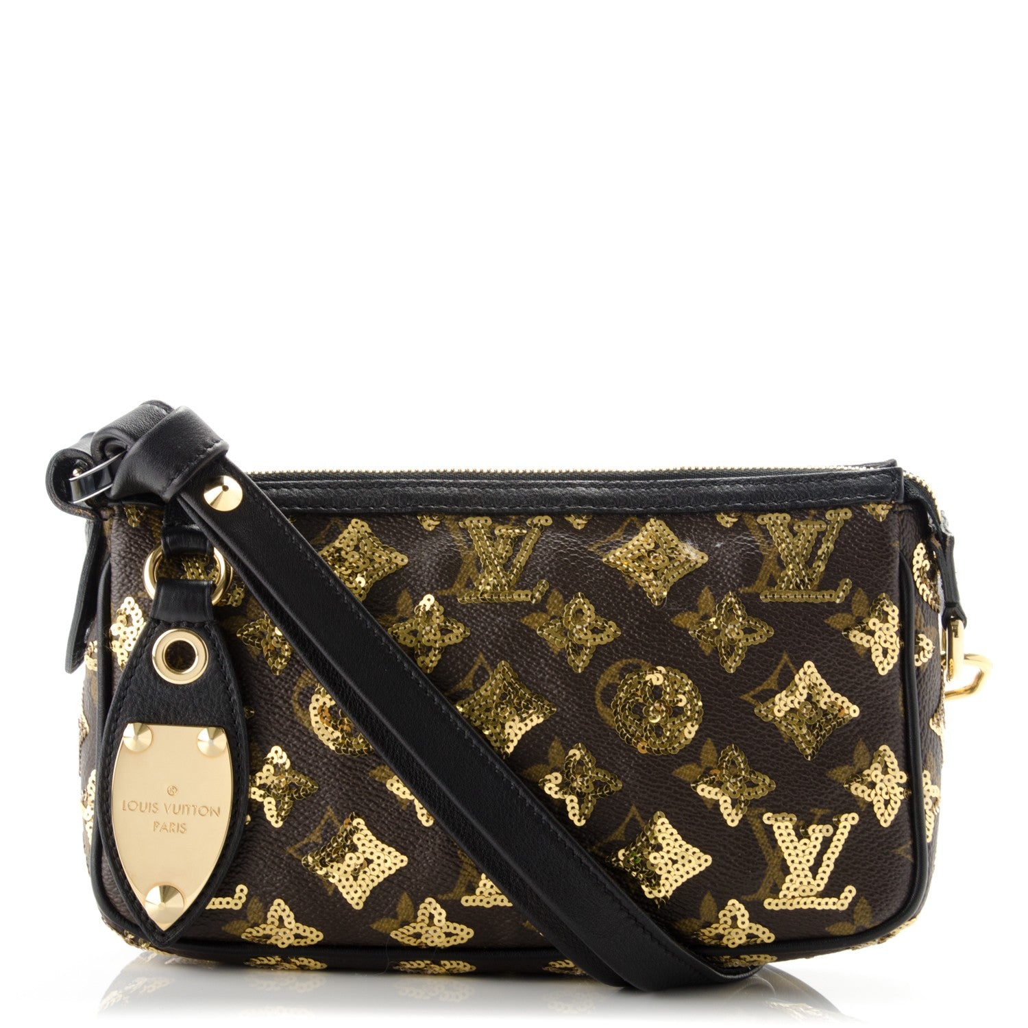 Louis Vuitton Monogram Sequins Eclipse Pochette Gold 1 of 6