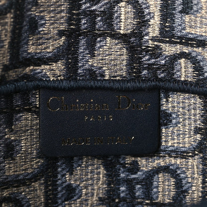 Christian Dior Oblique Slim Saddle Pouch Blue 7 of 9