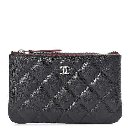 Chanel Caviar Quilted Small Cosmetic Case Black 1 of 8