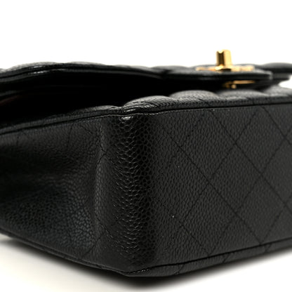 Chanel Caviar Quilted Small Double Flap Black 10 of 11