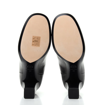 Chanel Calfskin CC Turnlock Ankle Boots 39 Black 6 of 11
