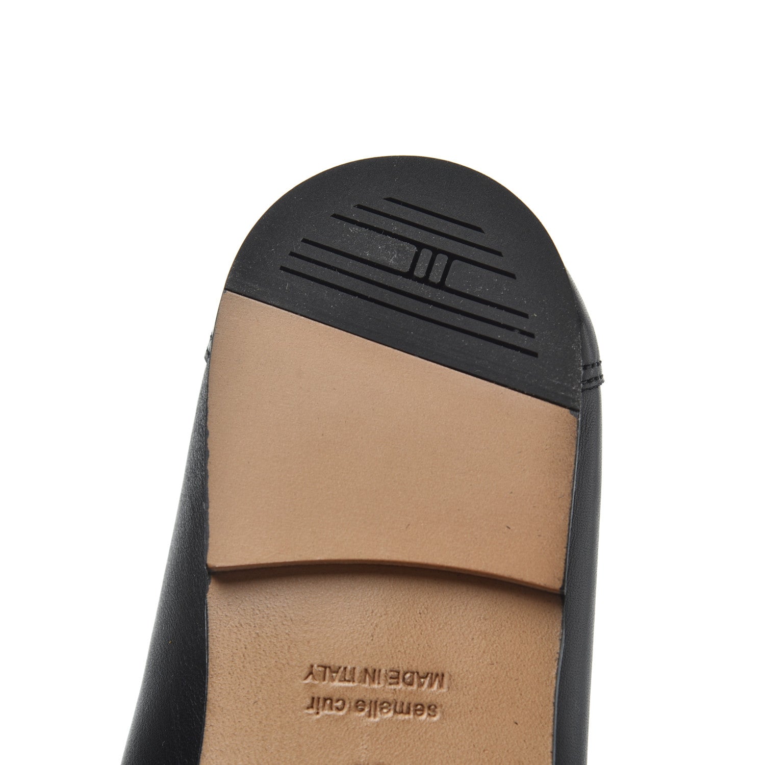 Hermes Calfskin Womens Colette Loafers 38 Black 14 of 17