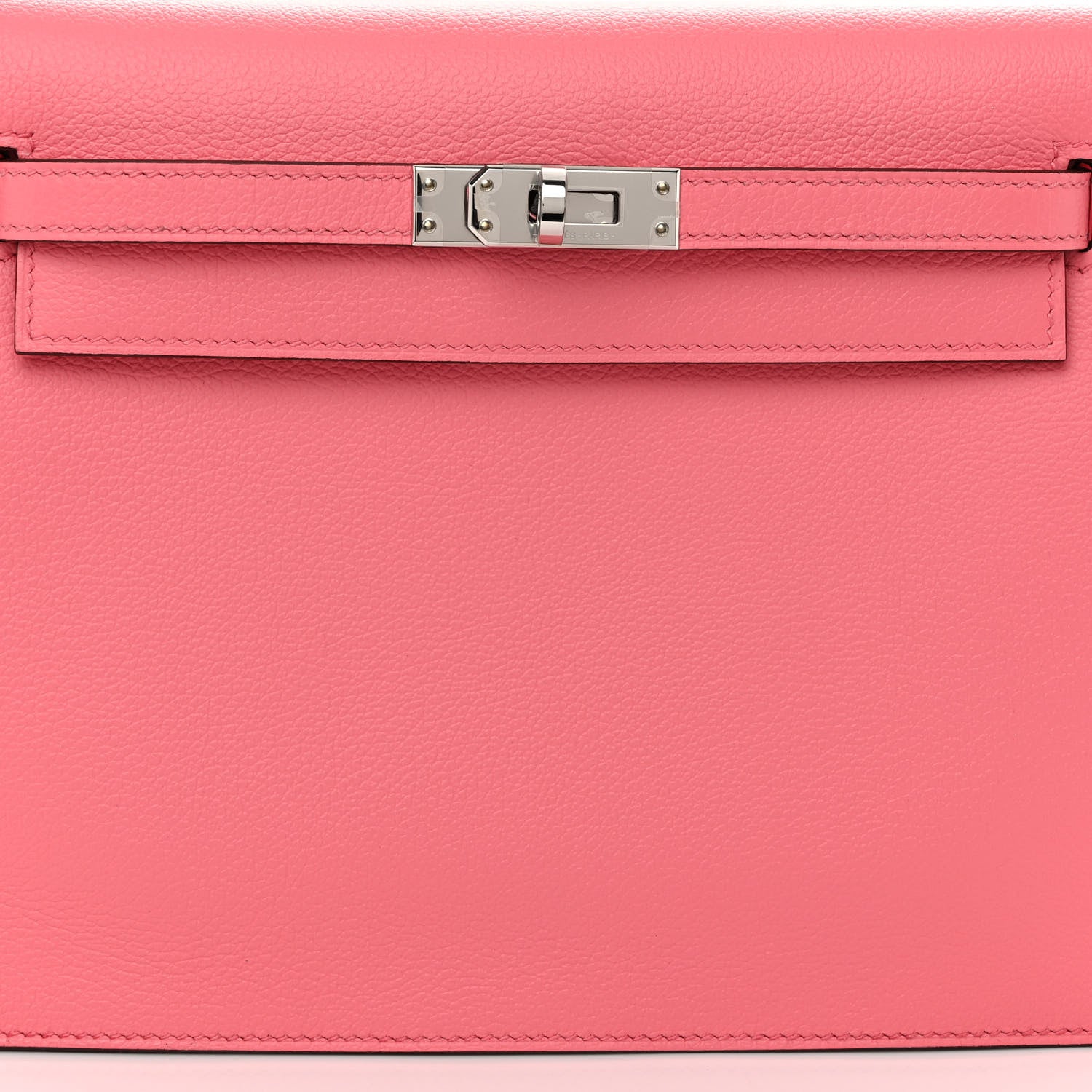 Hermes Evercolor Verso Kelly Danse II Belt Bag Rose Azalee Vert Cypress 8 of 11