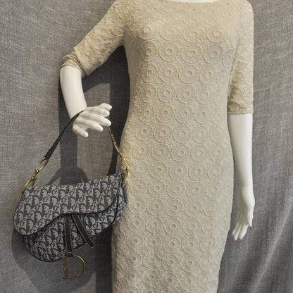 Christian Dior Monogram Saddle Bag w Coin Purse and Lip Gloss 2 of 9