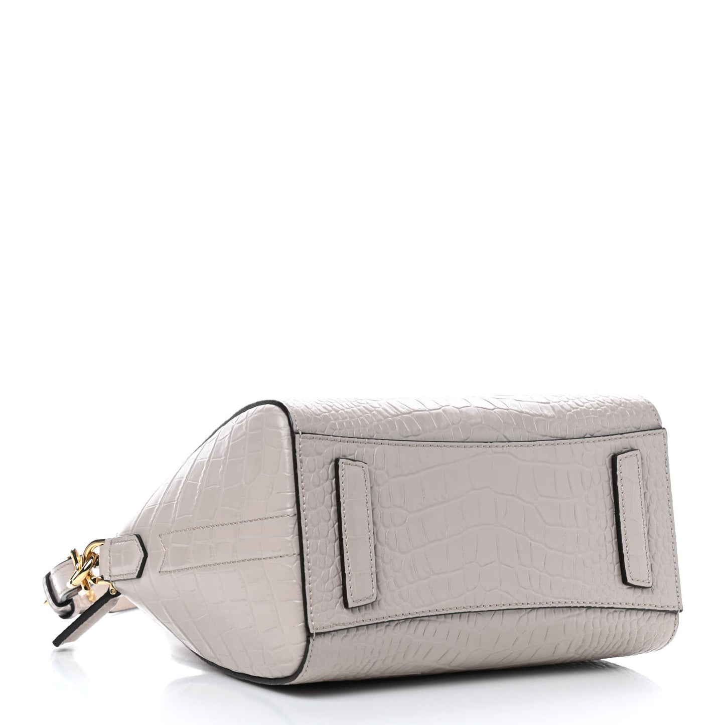 Calfskin Crocodile Embossed Mini Antigona Dune