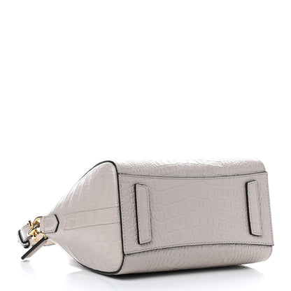 Givenchy Calfskin Crocodile Embossed Mini Antigona Dune 4 of 9