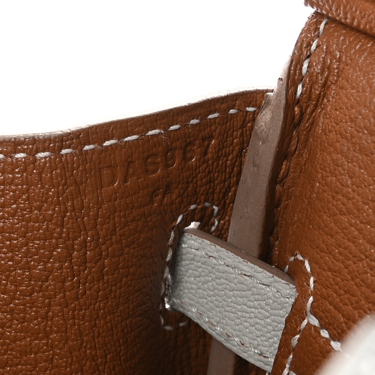 Chevre Mysore Horseshoe Birkin 25 Gris Perle Gold
