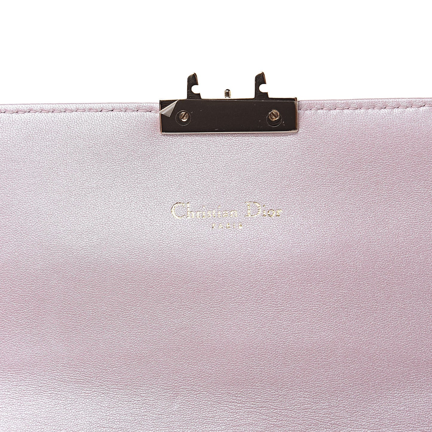 Pearly Lambskin Cannage Miss Dior Promenade Pouch Lotus
