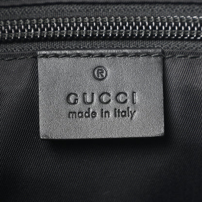 Gucci GG Supreme Monogram Web Flap Messenger Bag Black 6 of 10