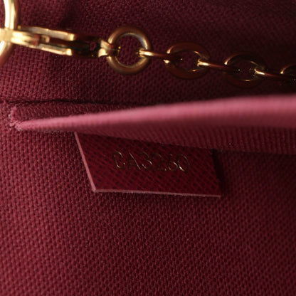 Louis Vuitton Monogram Pochette Felicie Chain Wallet Fuchsia 7 of 12