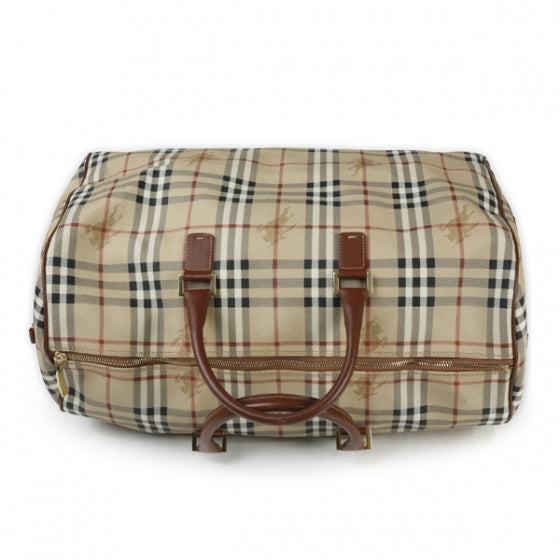 Haymarket Check Duffle Bag Brown