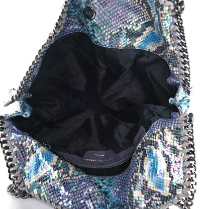 Stella McCartney Eco Python Oleographic Small Falabella Tote Navy 7 of 10