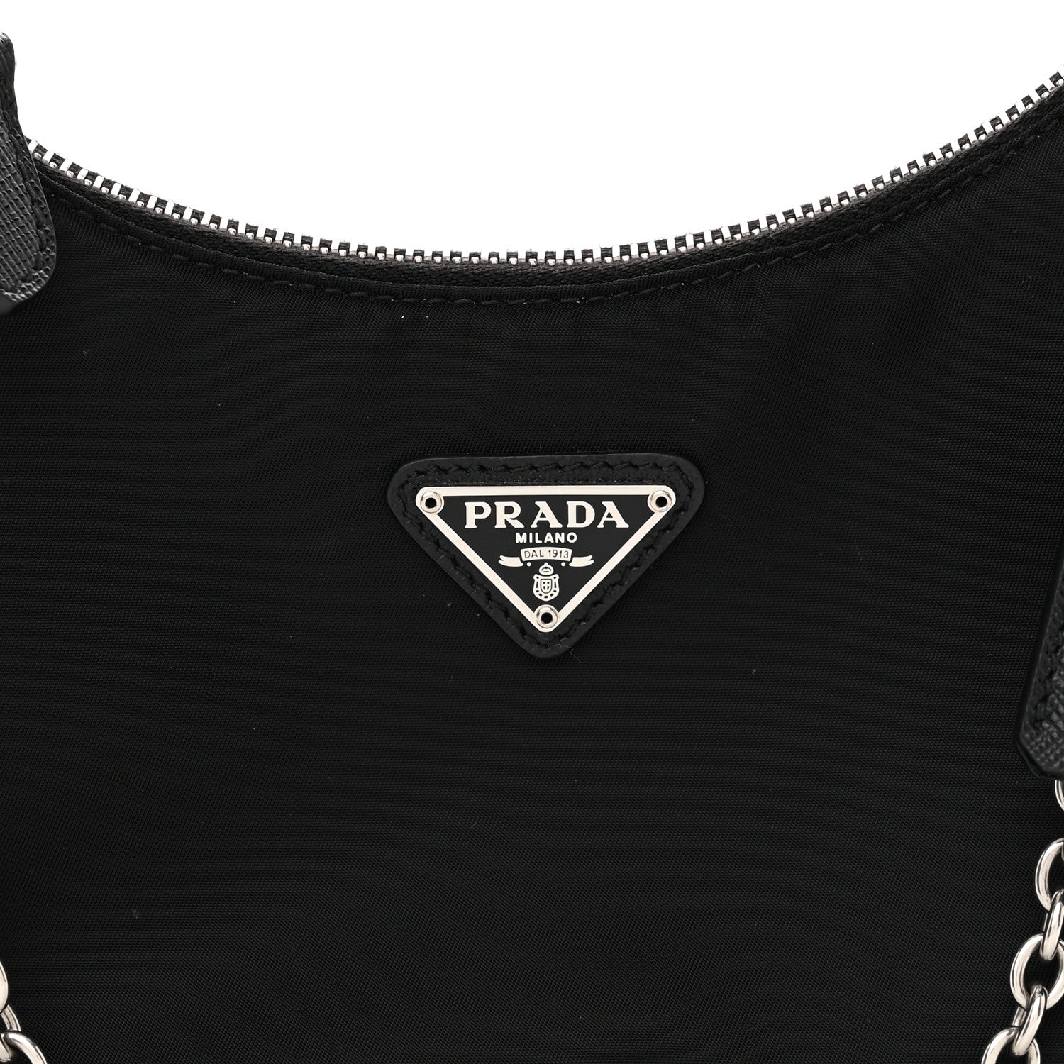 Prada Nylon Re-Edition 2005 Shoulder Bag Black 9 of 12