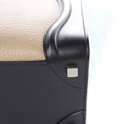 Celine Bullhide Calfskin Nubuck Micro Tri-Color Luggage Beige 8 of 12