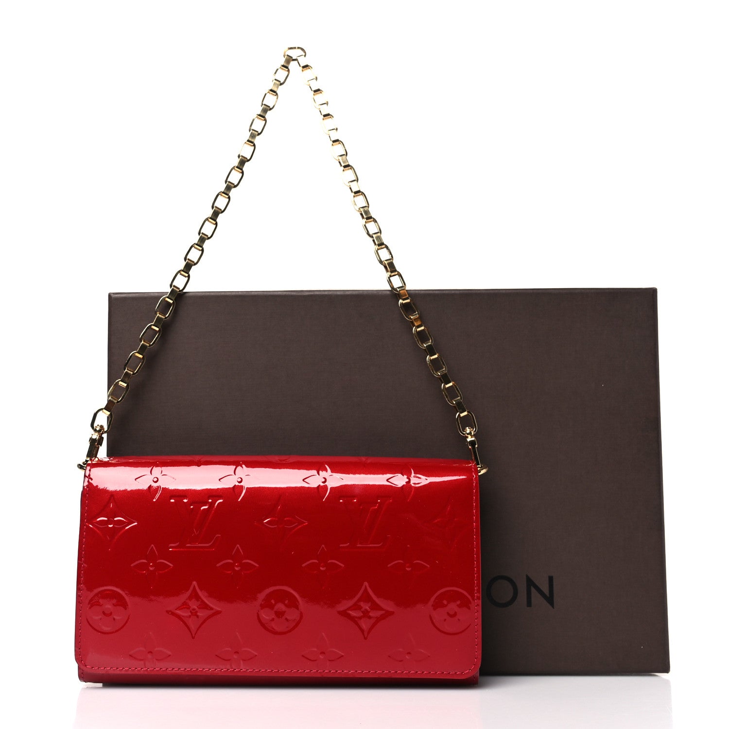 Louis Vuitton Vernis Chaine Wallet Pomme D'Amour 9 of 9