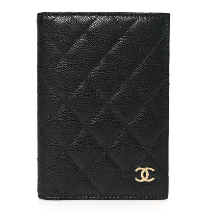 Chanel Caviar Quilted Passport Holder Black 1 of 11