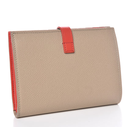 Celine Grained Calfskin Medium Multifunction Strap Wallet Pop Red Chalk 3 of 13