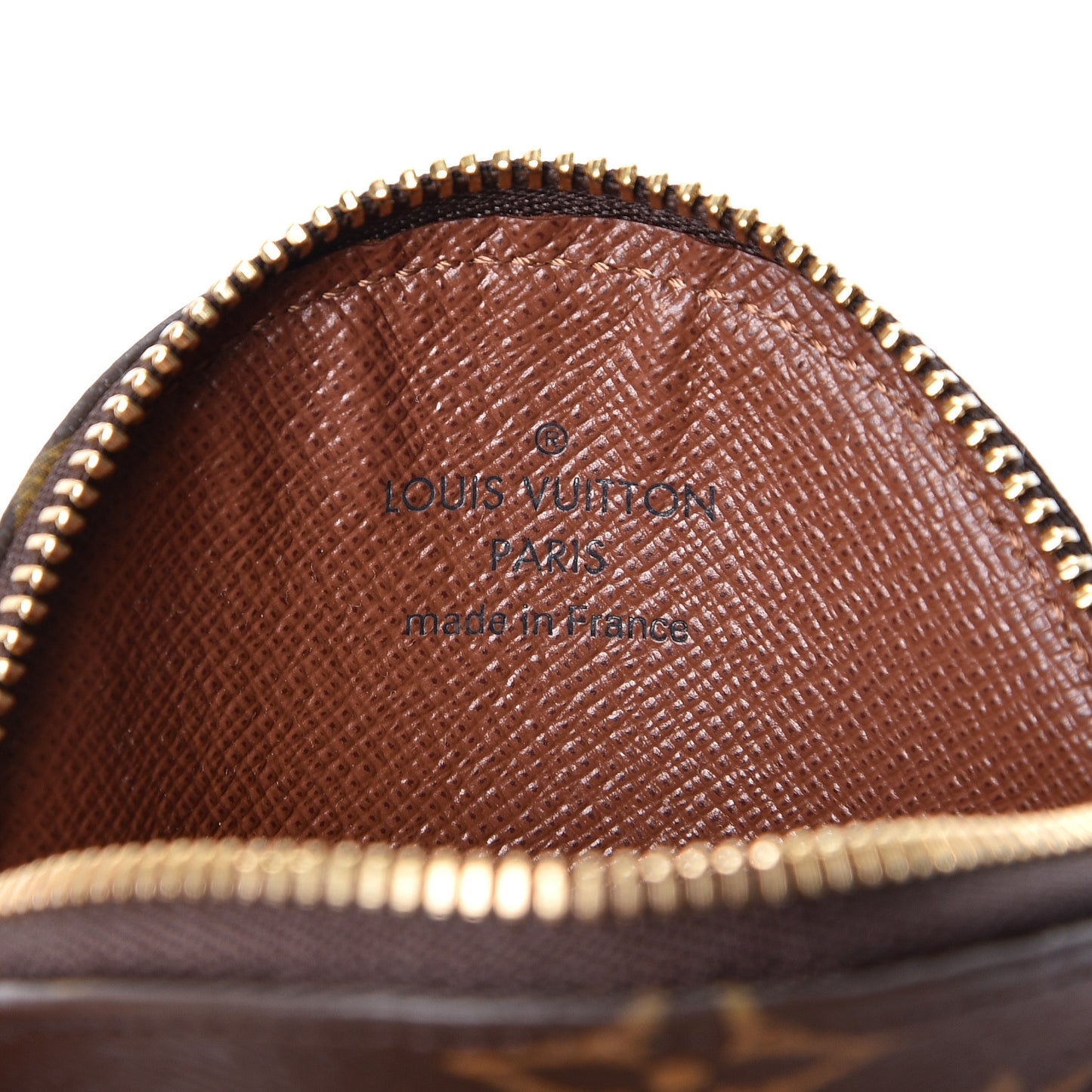 Monogram Round Coin Purse