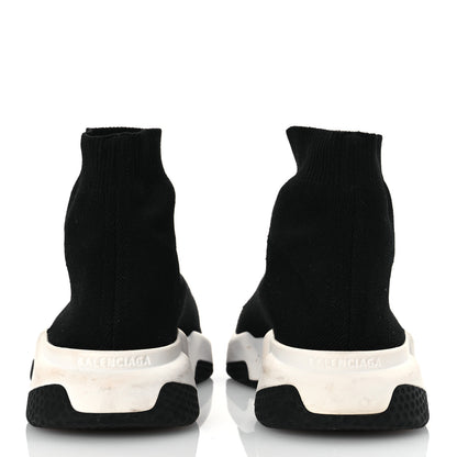 Balenciaga Technical 3D Recycled Knit Bi-Color Sole Womens Speed 2.0 Sneakers 40 Black White 6 of 12
