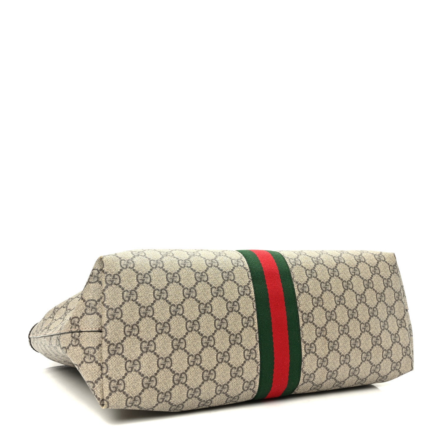 Gucci GG Supreme Monogram Medium Ophidia Shopping Tote Brown 4 of 10