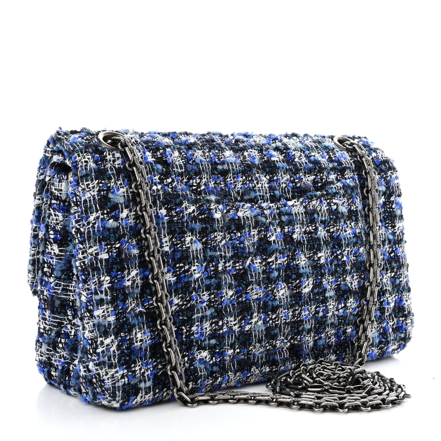 Tweed Quilted 2.55 Reissue 225 Flap Blue
