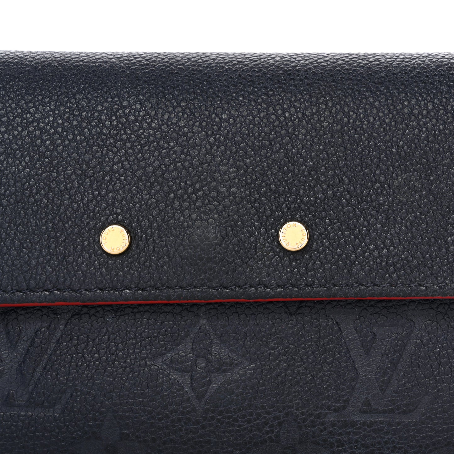 Empreinte Pont-Neuf Wallet Marine Rouge