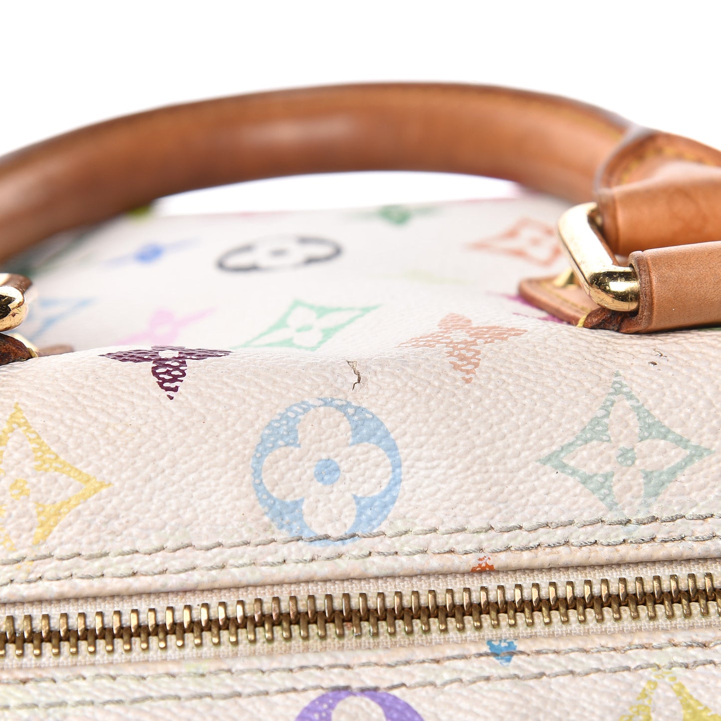 Monogram Multicolor Speedy 30 White