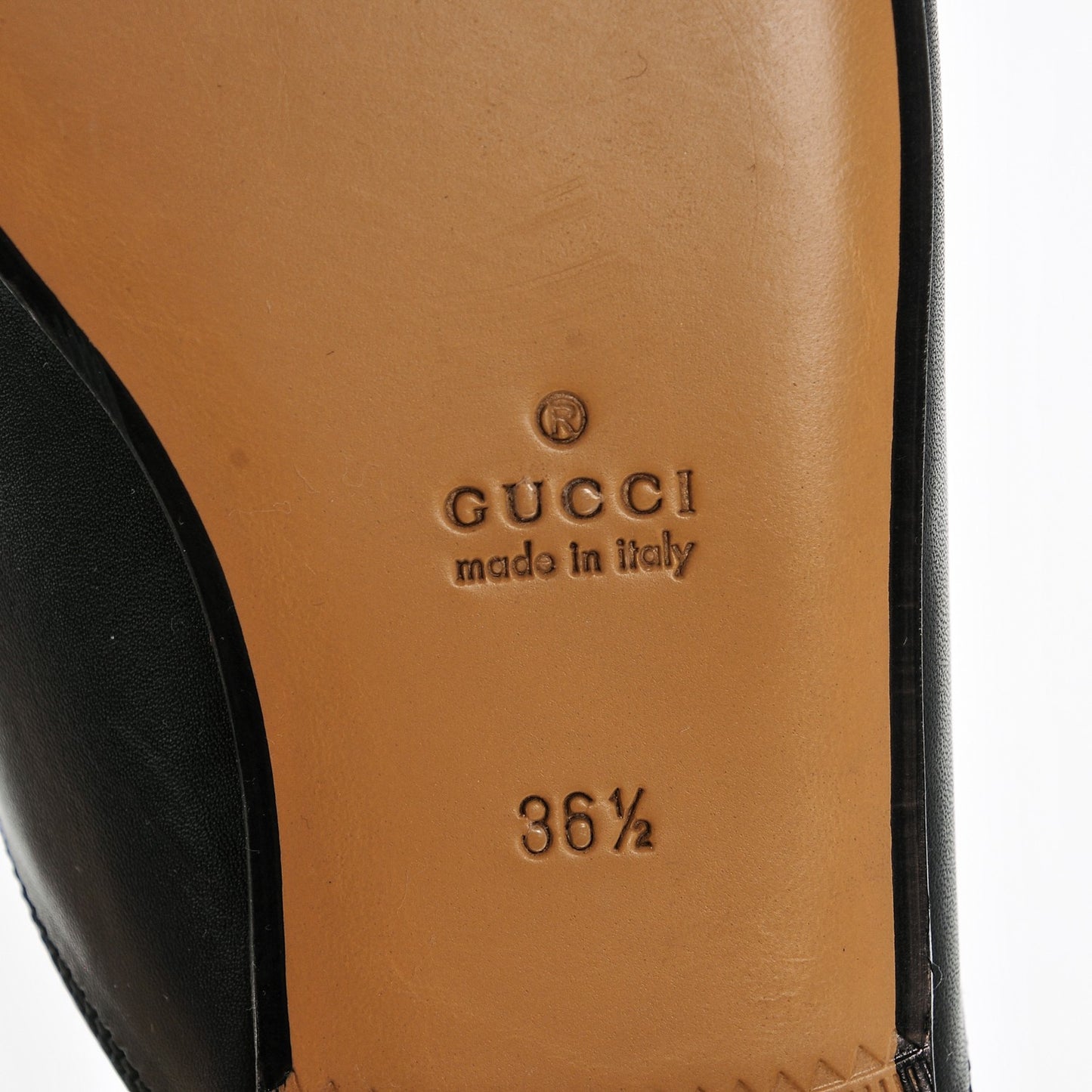 Calfskin Womens Princetown Slippers 36.5 Black