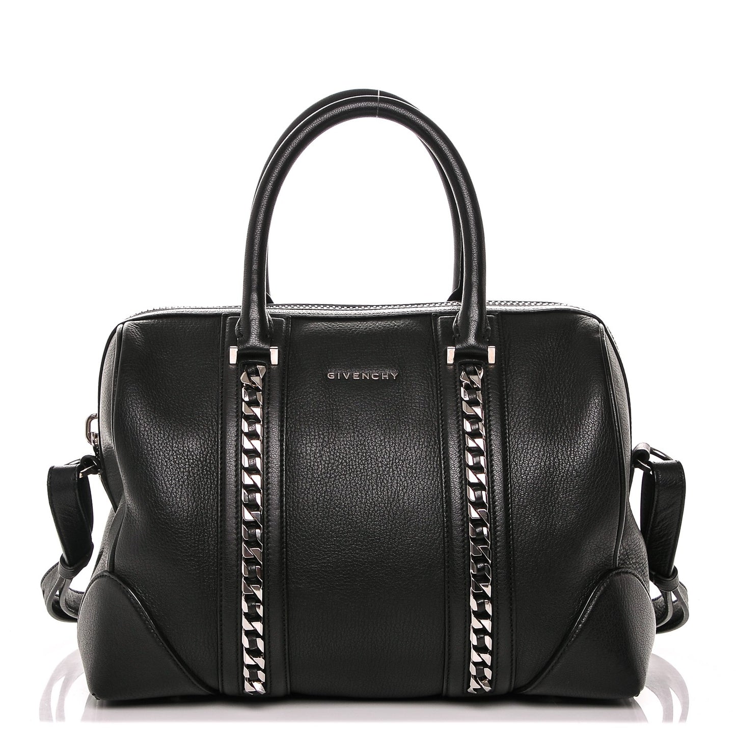 Sugar Goatskin Medium Chain Animation Lucrezia Black