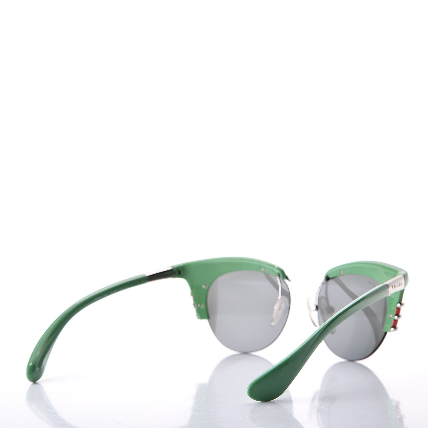 Mirrored Dixie Sunglasses SPR 60O Green Yellow