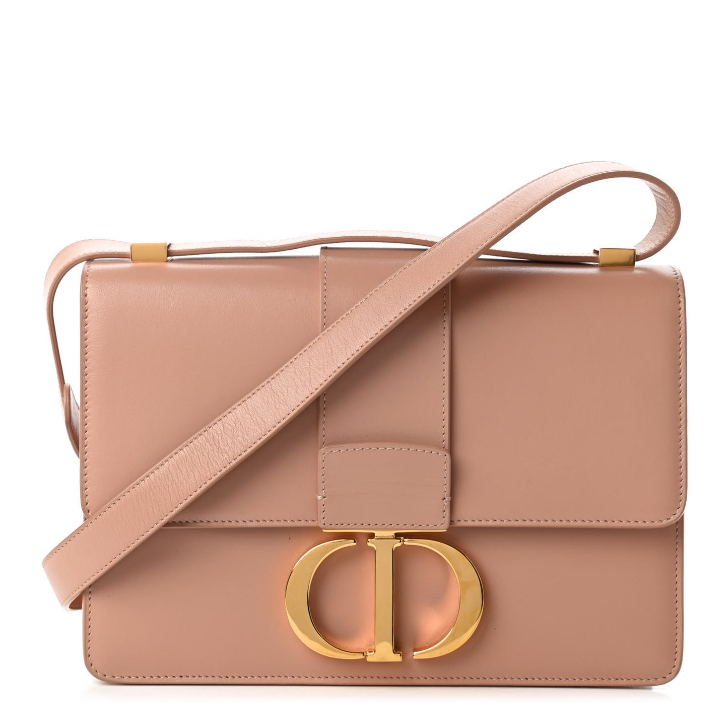 Calfskin 30 Montaigne Flap Bag Rose Des Vents