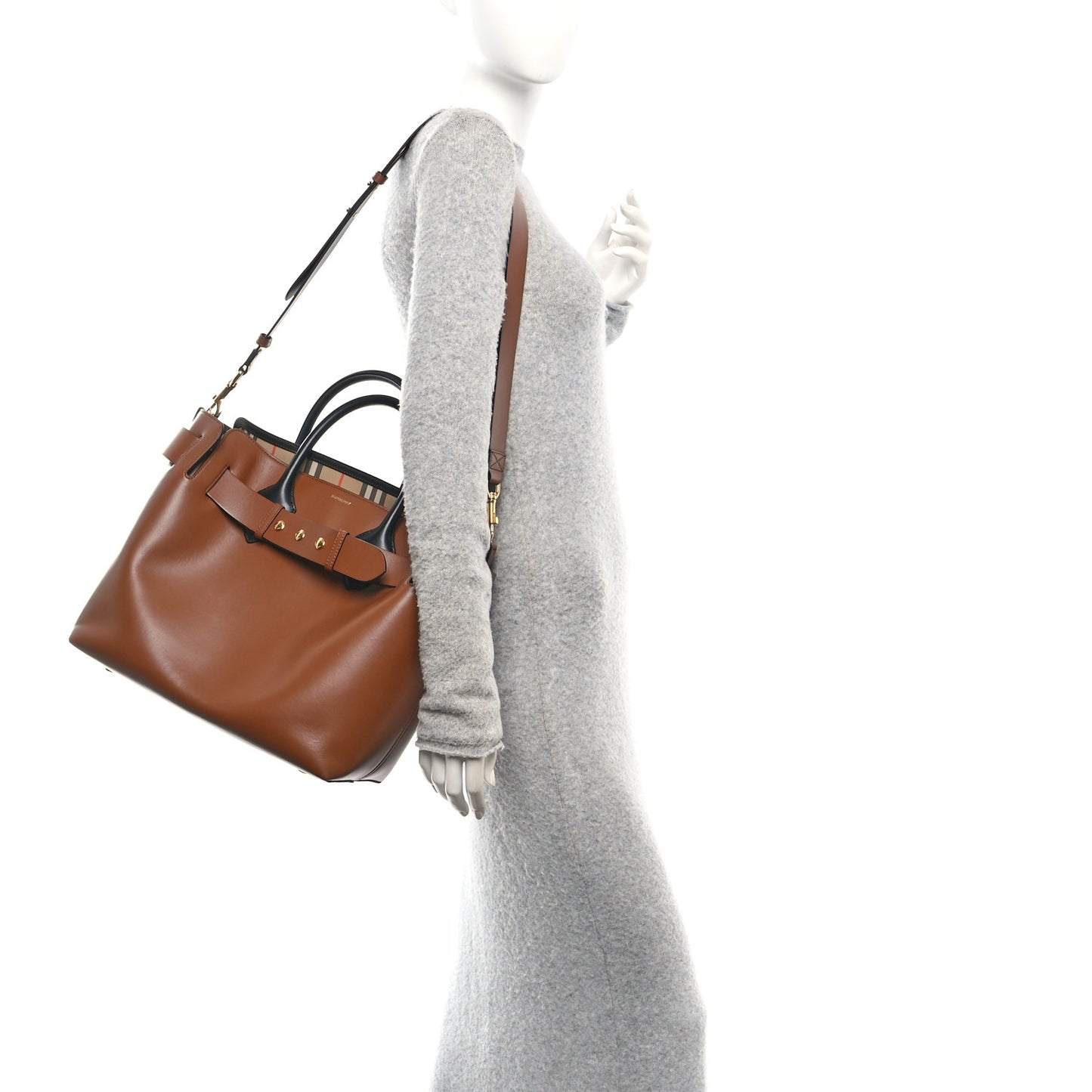 Marais Calfskin Large Belt Bag Brown